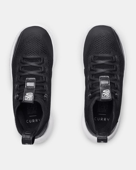 Grade School Curry Flow 8 Basketball Shoes, Black, pdpMainDesktop image number 2